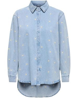 ONLY Bluse Onlvera - Blau