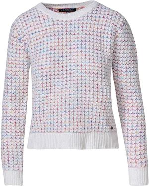 Koröshi Pullover Chenille - Weiß