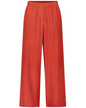 BETTY&CO Schlupfhose Mit Struktur - Rot
