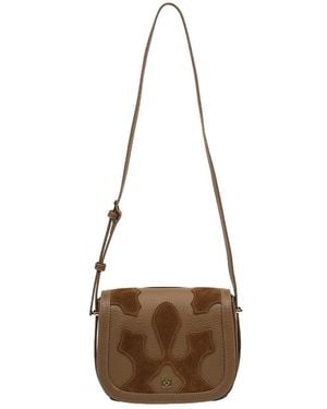 Desa Schultertasche Umhängetasche - Braun