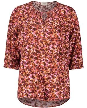 Cartoon Bluse - Rot