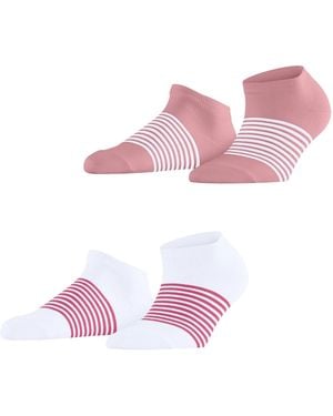 Esprit Socken Summer Stripe 2-Pack - Pink