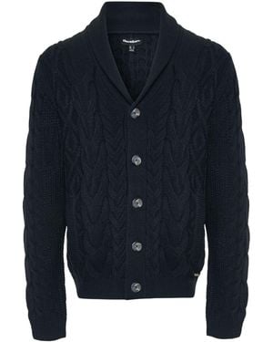 Threadbare Strickjacke Finchley - Blau