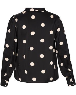 JONA Bluse Fashion Look - Schwarz