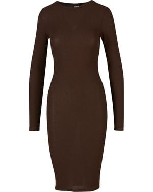 Urban Classics Strickkleid - Braun