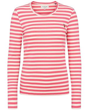 U.S. POLO ASSN. T-Shirt Uwchanett - Rot