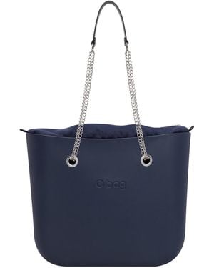O bag Schultertasche - Blau