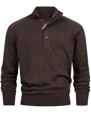 INDICODE Pullover Inrajas - Braun