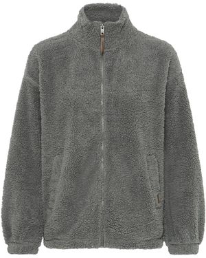 Oxmo Fleecejacke Oxberina - Grau