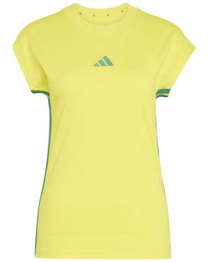 adidas Sportshirt Essentials 3-Stripes Single Jersey - Gelb