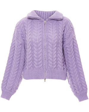 Sookie Strickjacke - Lila