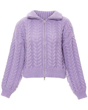 Sookie Strickjacke - Lila