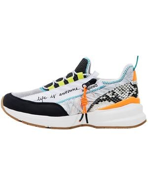 Desigual Sportlicher Schnürschuh - Blau