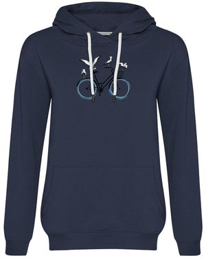 GreenBomb Sweatshirt Bike Seagulls - Blau