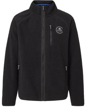CASH-MERE.CH Fleecejacke - Schwarz