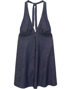 Pull&Bear Kleid - Blau