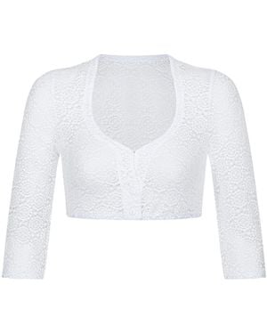 WALDORFF Dirndlbluse Kleo - Weiß