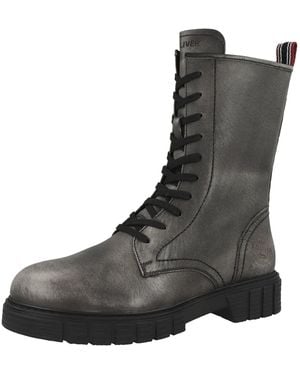 S.oliver Schnürstiefelette - Schwarz