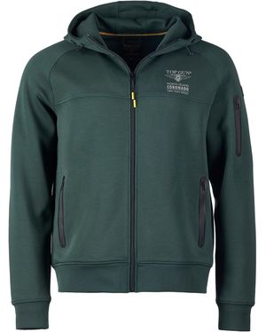 top gun Sweatjacke - Grün