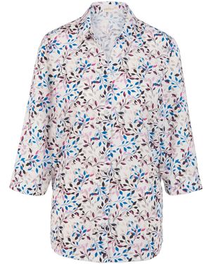 Goldner Bluse - Weiß