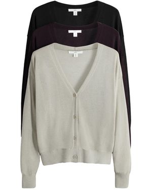 The Set Strickjacke - Schwarz