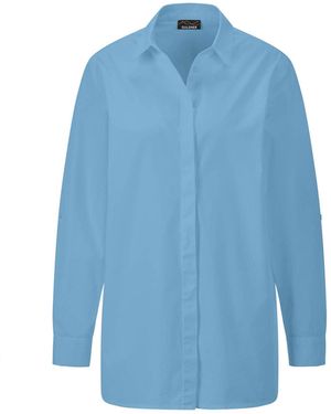 Goldner Bluse - Blau