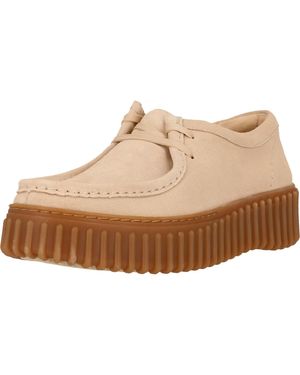 Clarks Torhill Bee Mokassin Mit Plateau Sohle - Natur