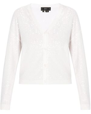faina Strickjacke - Weiß