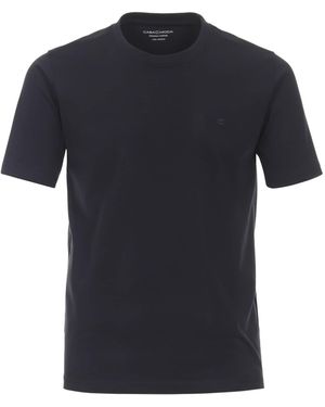 CASA MODA Shirt T-Shirt O-Neck Nos 105 Blau - Schwarz
