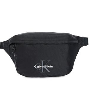 Calvin Klein Gürteltasche Monologo Embroidery - Schwarz