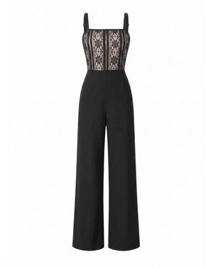 CUPSHE Jumpsuit Straight Leg - Schwarz