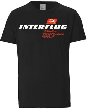 Logoshirt T-Shirt Interflug Ddr - Schwarz