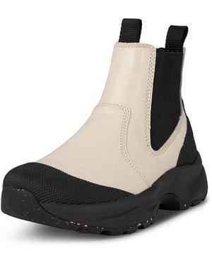 Woden Chelsea Boots Hega Patent - Schwarz