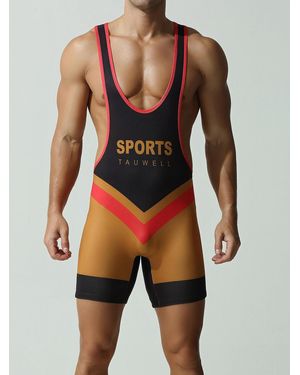 TAUWELL Sportunterhose Fitness Wrestling - Orange
