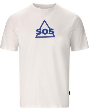 S.o.s. T-Shirt Kvitfjell - Weiß