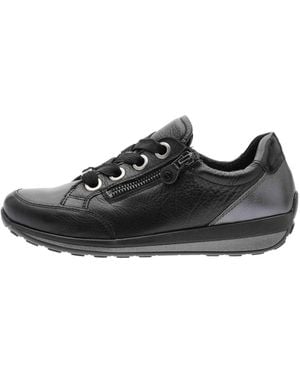 Ara Sneaker Low Komfort Schnürschuh Damen 12-44587-66 Echtleder - Schwarz