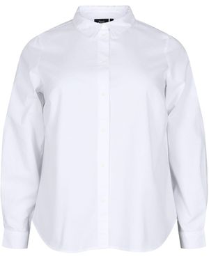 Zizzi Bluse 'Lulu' - Weiß