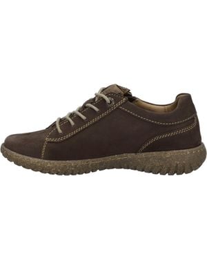 Josef Seibel Schnürschuh Damen Halbschuh Nubukleder Brasil - Braun