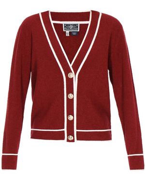 DreiMaster Maritim Strickjacke - Rot