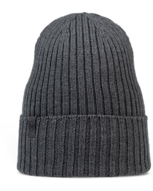 Buff Mütze Norval Knitted Hat Beanie - Grau
