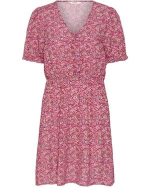 Cream Kleid Tiah - Pink