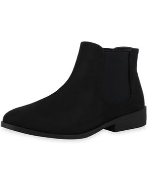 VAN HILL Chelsea Boots 'Chloe' - Schwarz