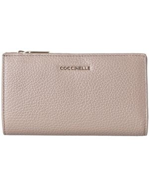 Coccinelle Portemonnaie Metallic Soft - Braun