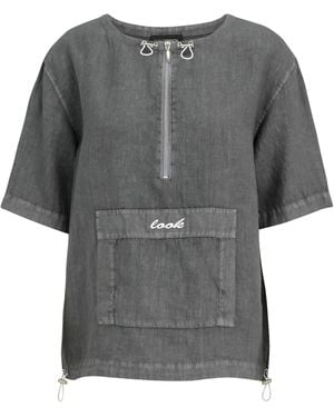 Doris Streich Bluse - Grau