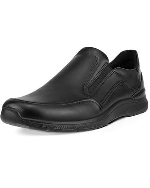Ecco IRVING Slipper Business Schuh, Halbschuh mit praktischen Stretcheinsätzen - Schwarz