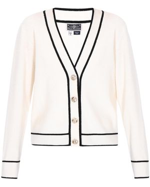 DreiMaster Maritim Strickjacke - Weiß