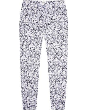 Schiesser Pyjamahose Mix & Relax - Blau