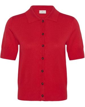 Kaffe Strickjacke - Rot