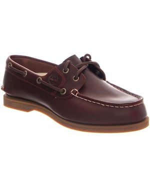 Timberland Slipper Clas Boat Shoe Brw F Grain - Braun