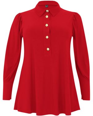 Yoek Bluse - Rot